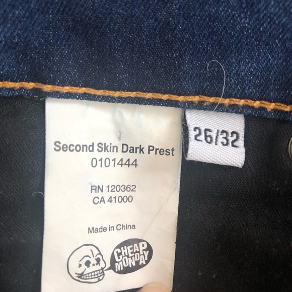 CHEAP MONDAY SKINNY JEANS - Picture 5 of 8